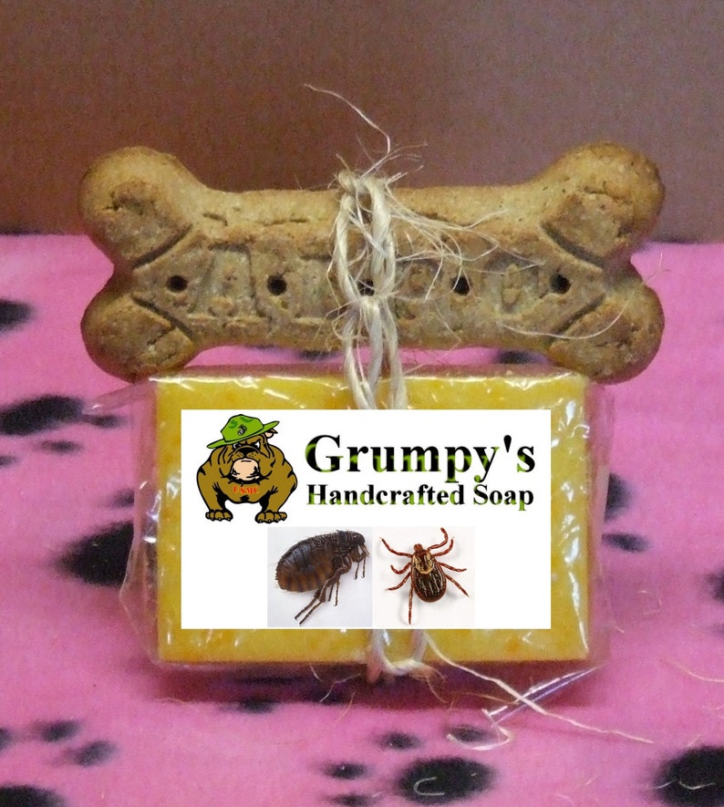 Flea Soap for Dogs and Puppies Natural Neem Oil Repels and Etsy