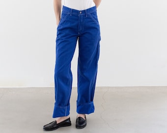 40s vintage French cotton twill pants