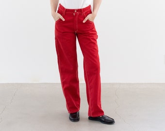 【国内買付】Y's W/ CHECK RED STITCH GUSSET PANTS ウール Seam Front Jean in Garment Dye Twill – LEIF