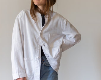white cotton jacket womens