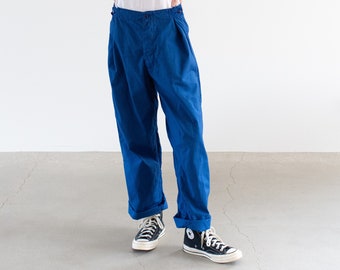 Dead stock 1940s 1950s Jeannie Alls high waist side zip denim 