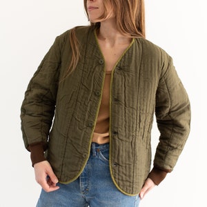Reversible cotton quilted jacket 2025