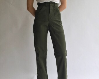 petite army trousers