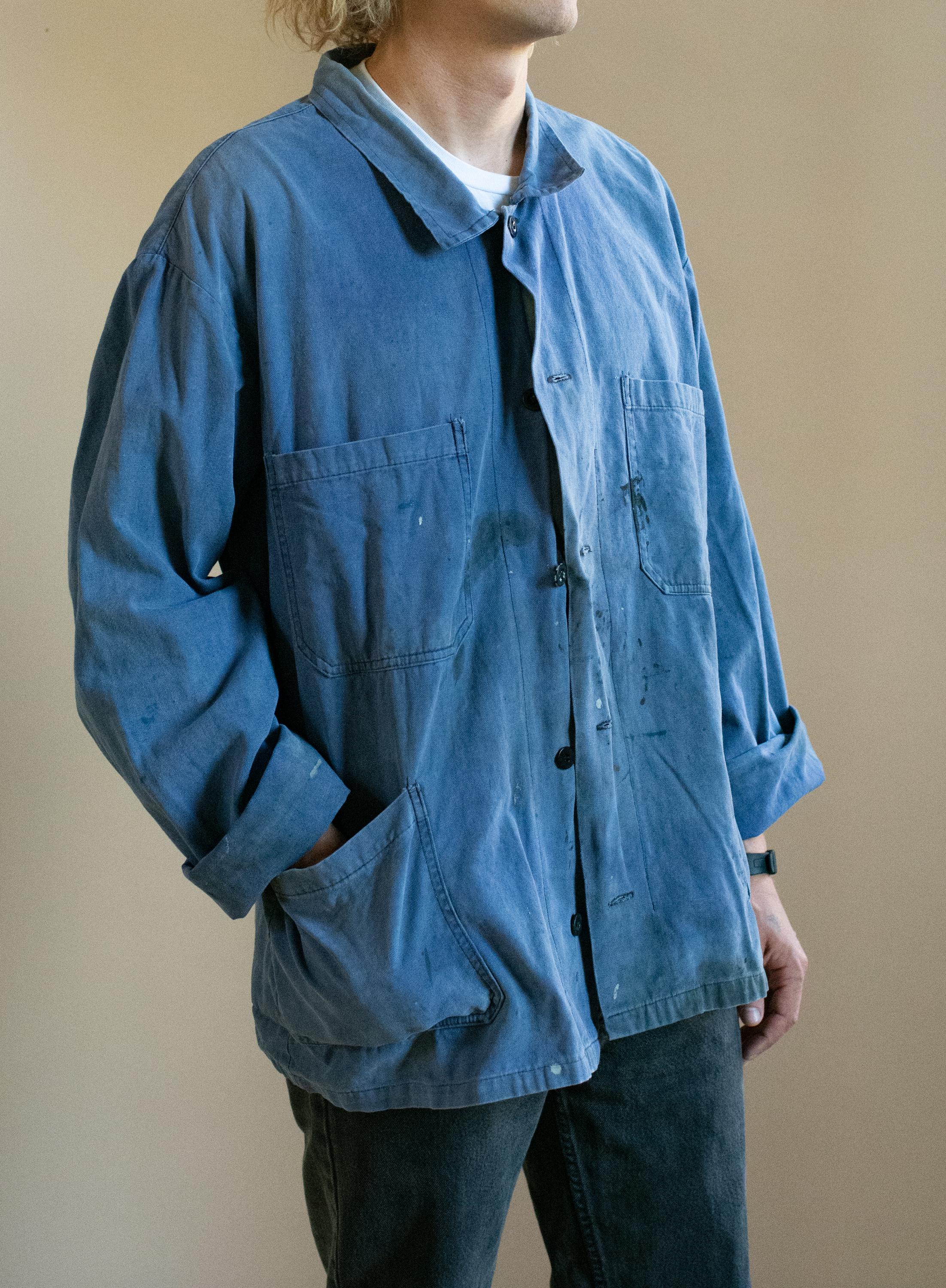 French Vintage Workwear Jacket - Etsy