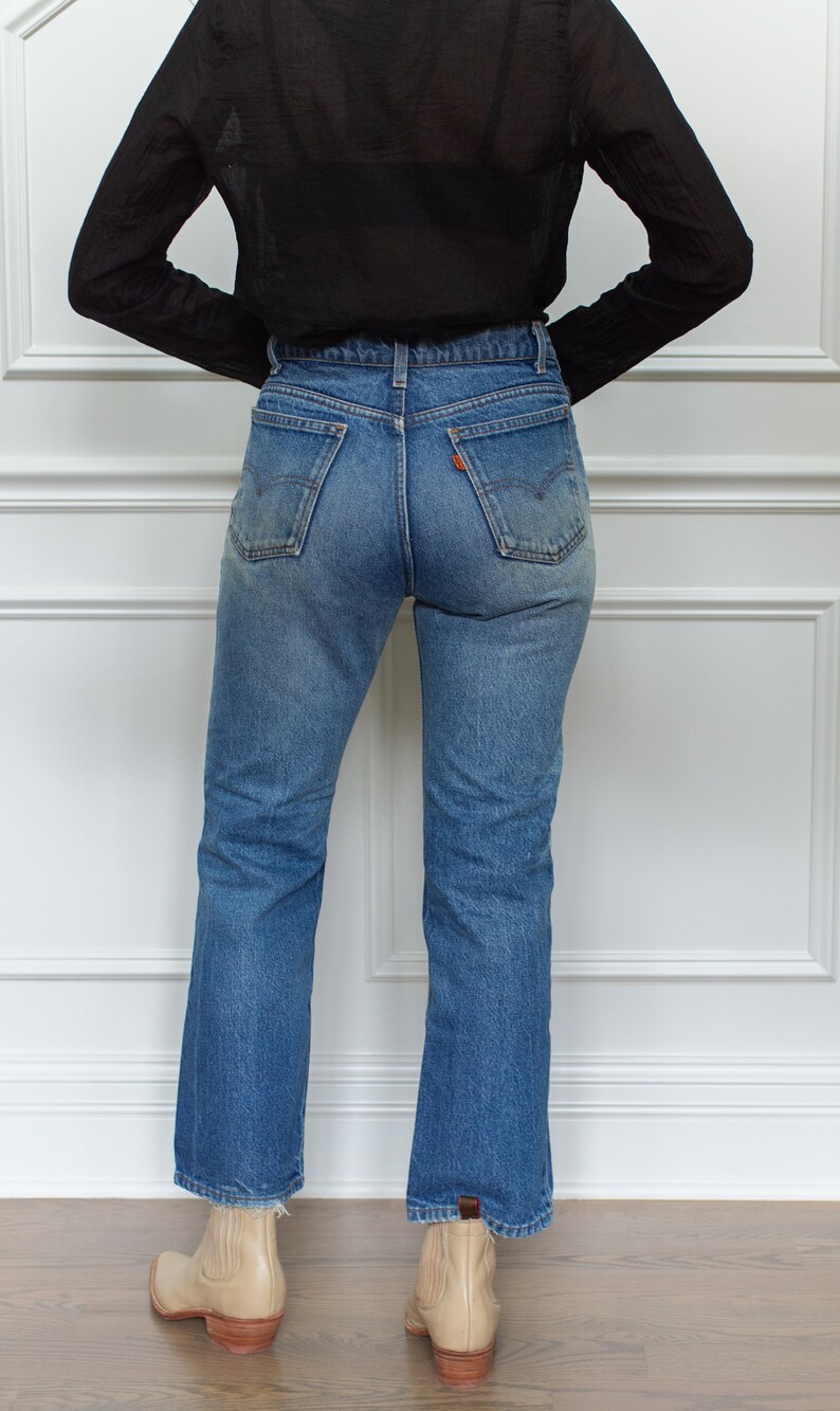 Vintage 32 Waist Levi 517 Jeans Kick flare Jeans Levi Boot Etsy