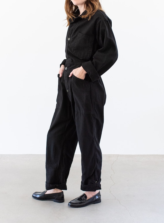 Vintage Overdye Black Coverall | Army Jumpsuit | … - image 6