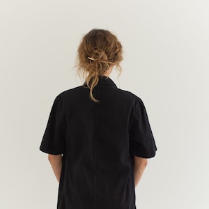 The Willet Shirt Vintage Black Short Sleeve Work Shirt - Etsy