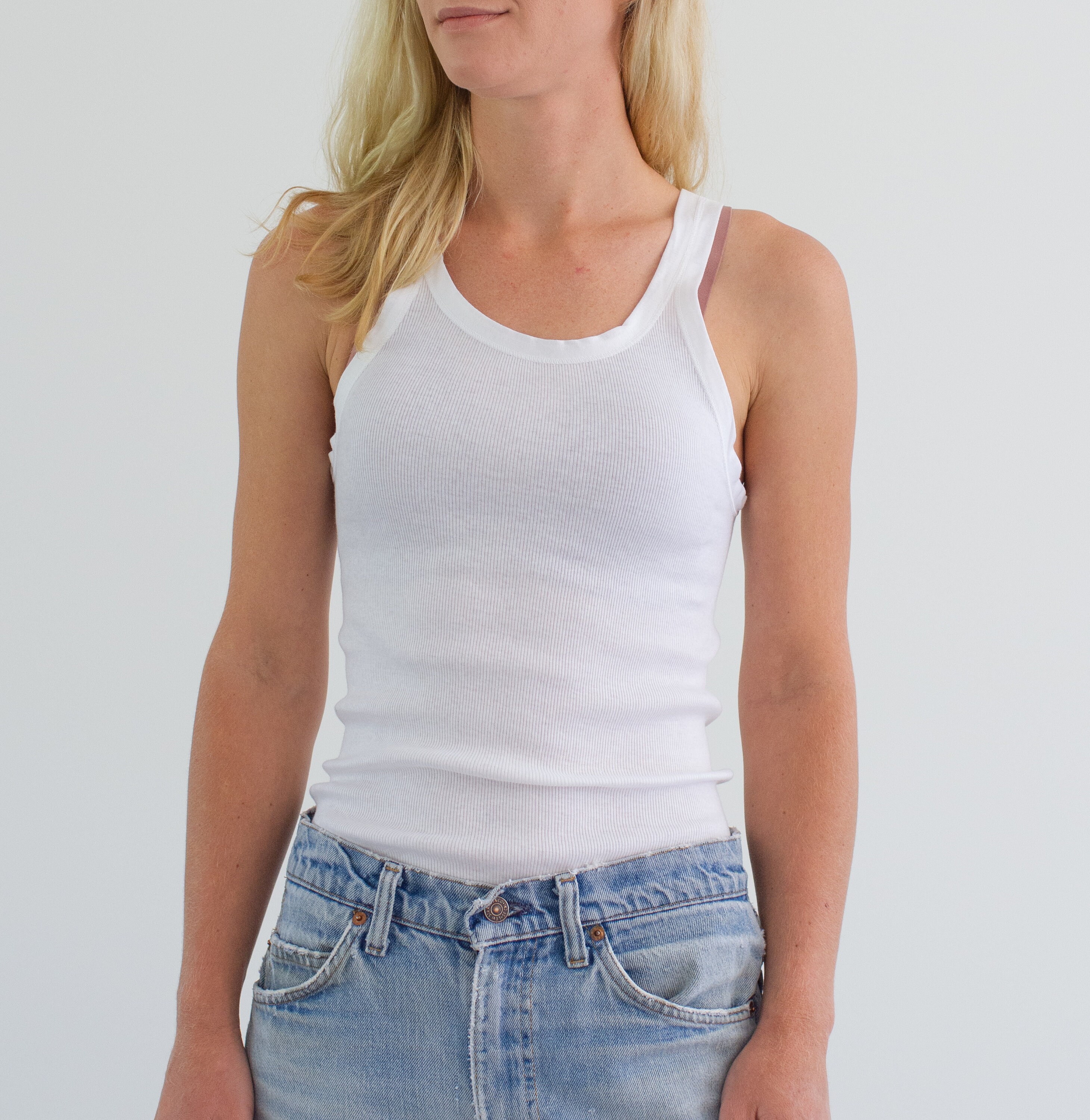 Simon Miller RIB Aukai Tunic Top Mini Dress Sleeveless Side