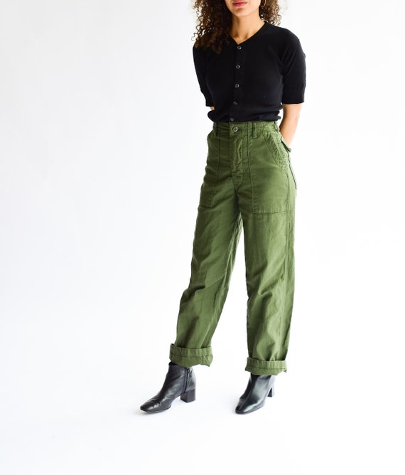 Waist Army High Waist Pants OG 107 