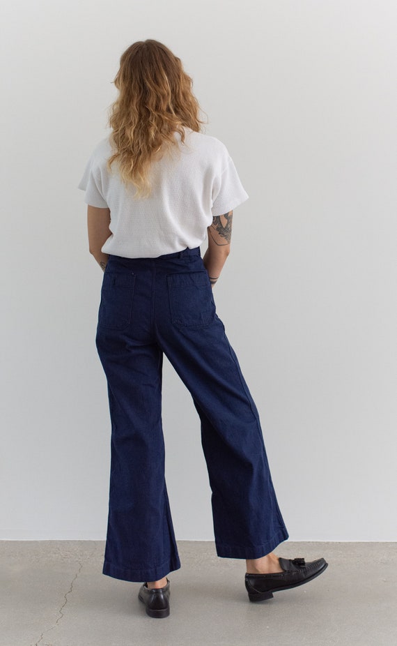 Vintage 27 28 29 Waist Button Fly High Rise Jeans… - image 5