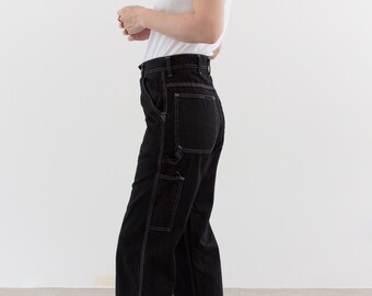 60s vintage slacks \"ブラック×マルチカラー\" W32/L25 新品 フランス軍 1950～60年代 M-52 ヴィンテージ ツータック