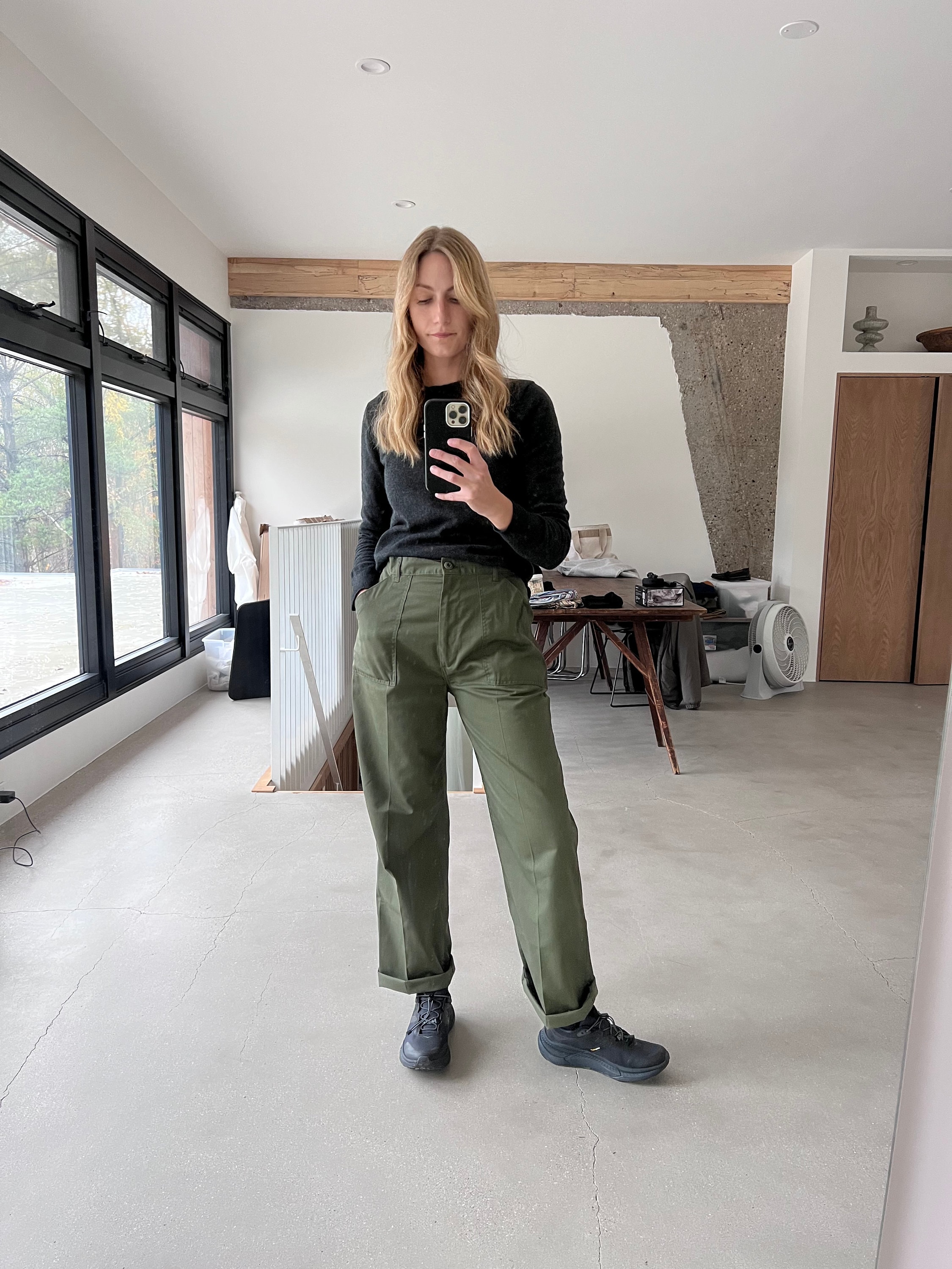 Vintage 29 Waist Army Pants | Cotton Poly Utility Cargo Vintage 29 Waist Army Pants | Cotton Poly Utility Cargo