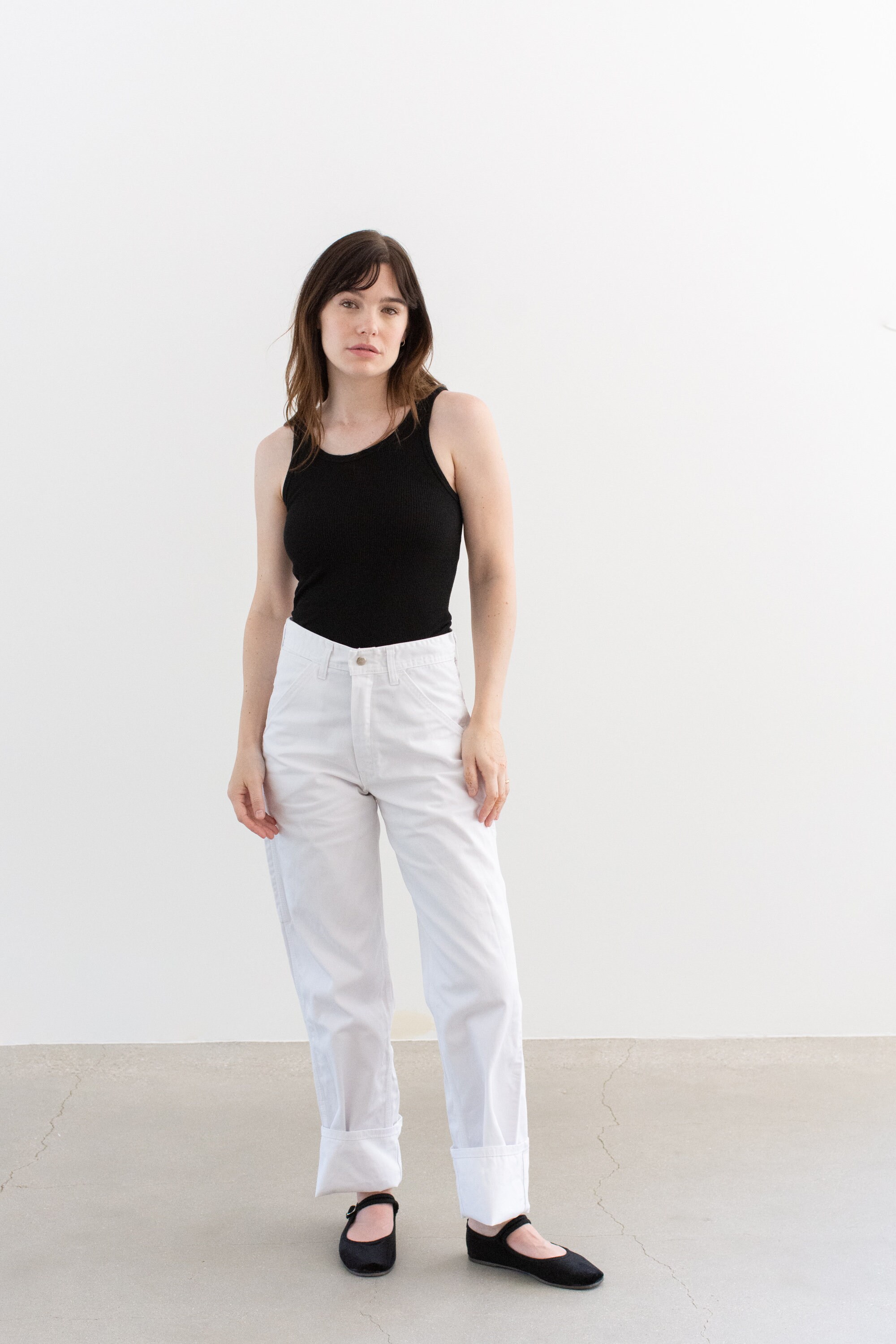 パンツ 70s 80s store brand white painter pants 1970's OshKosh Painters Pants | 25x34 – Nylo Wool