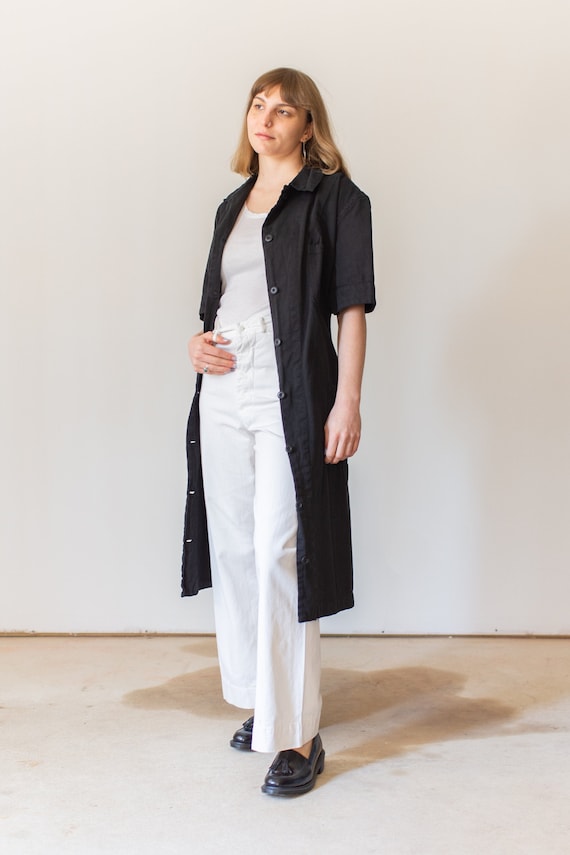 Short sleeve duster clearance jacket