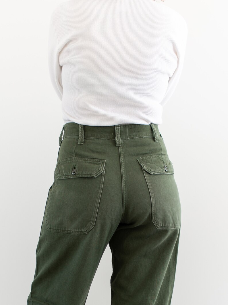 green utility pants