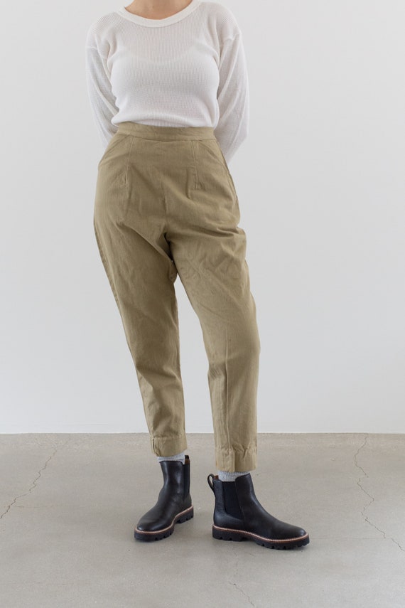 Side zip khaki best sale pants