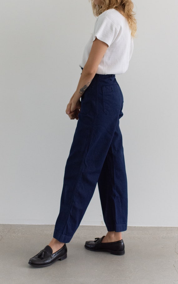 Vintage 27 28 29 Waist Button Fly High Rise Jeans… - image 4