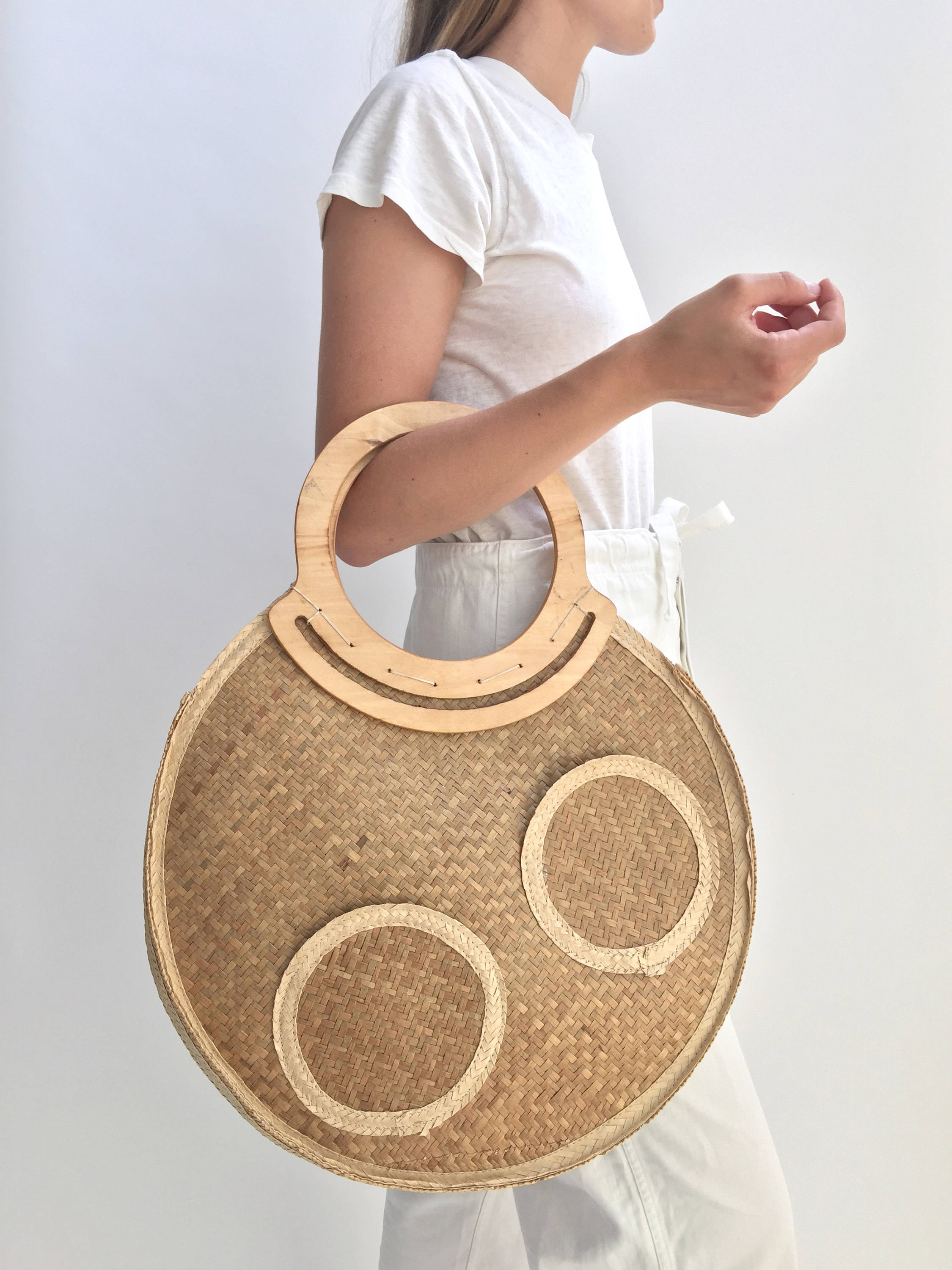 circle basket purse