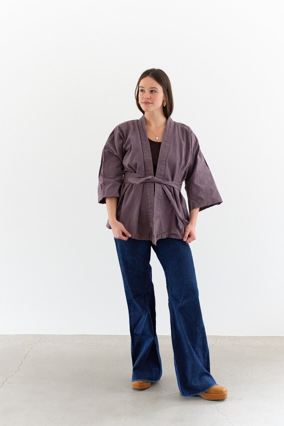 Vintage Purple Canvas Cotton Wrap 