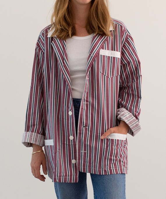 Cotton pajama shirt jacket