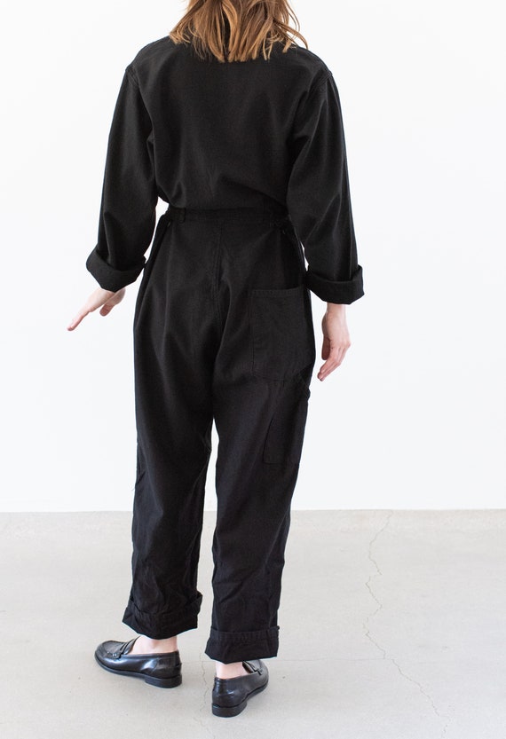 Vintage Overdye Black Coverall | Army Jumpsuit | … - image 7