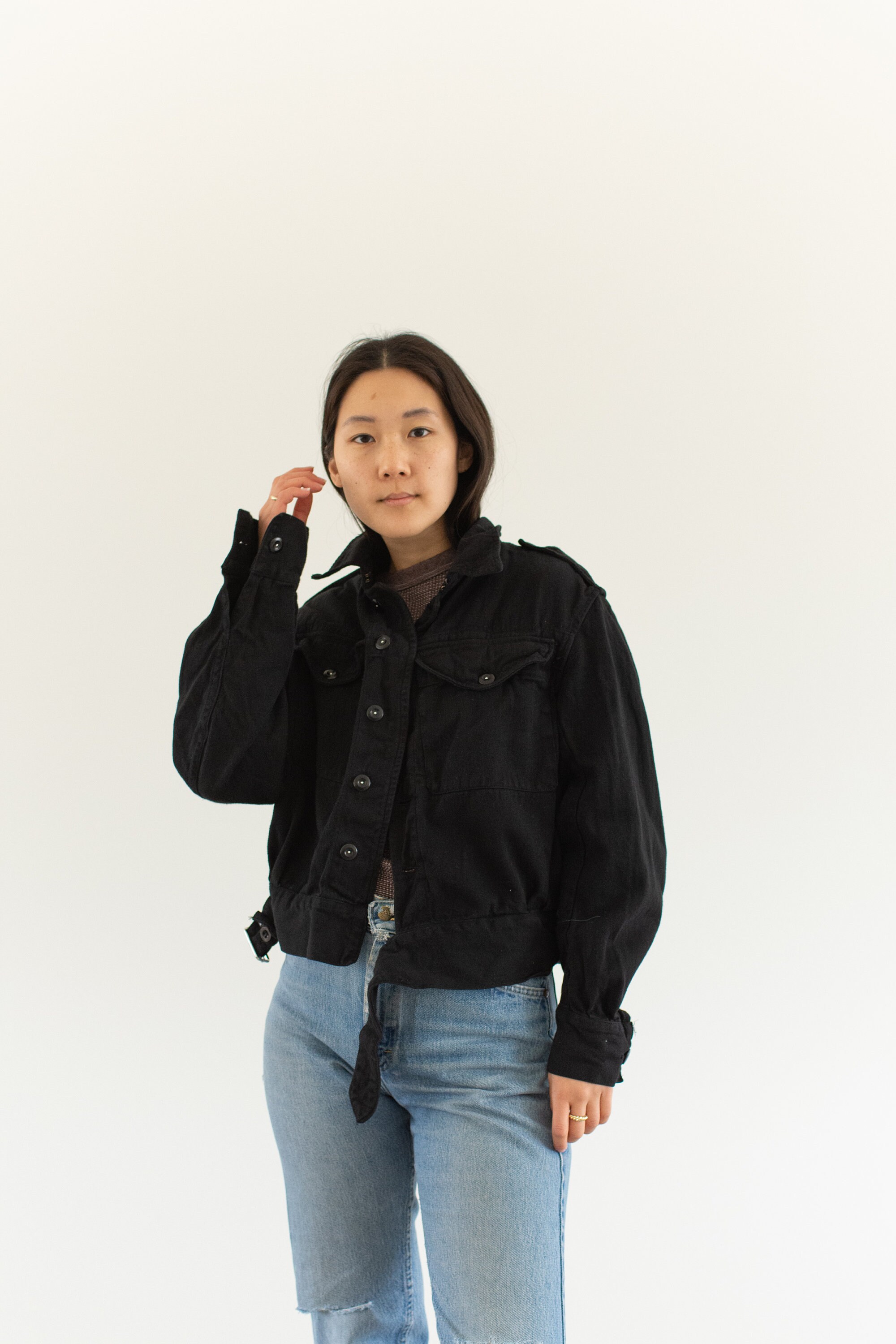 Vintage Levis Black Denim Jacket - Etsy Vintage Levis Black Denim Jacket - Etsy