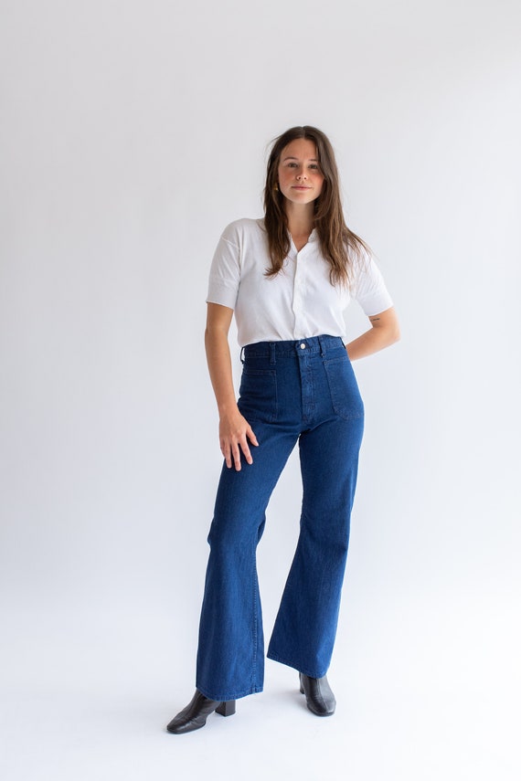 kick flare dungarees