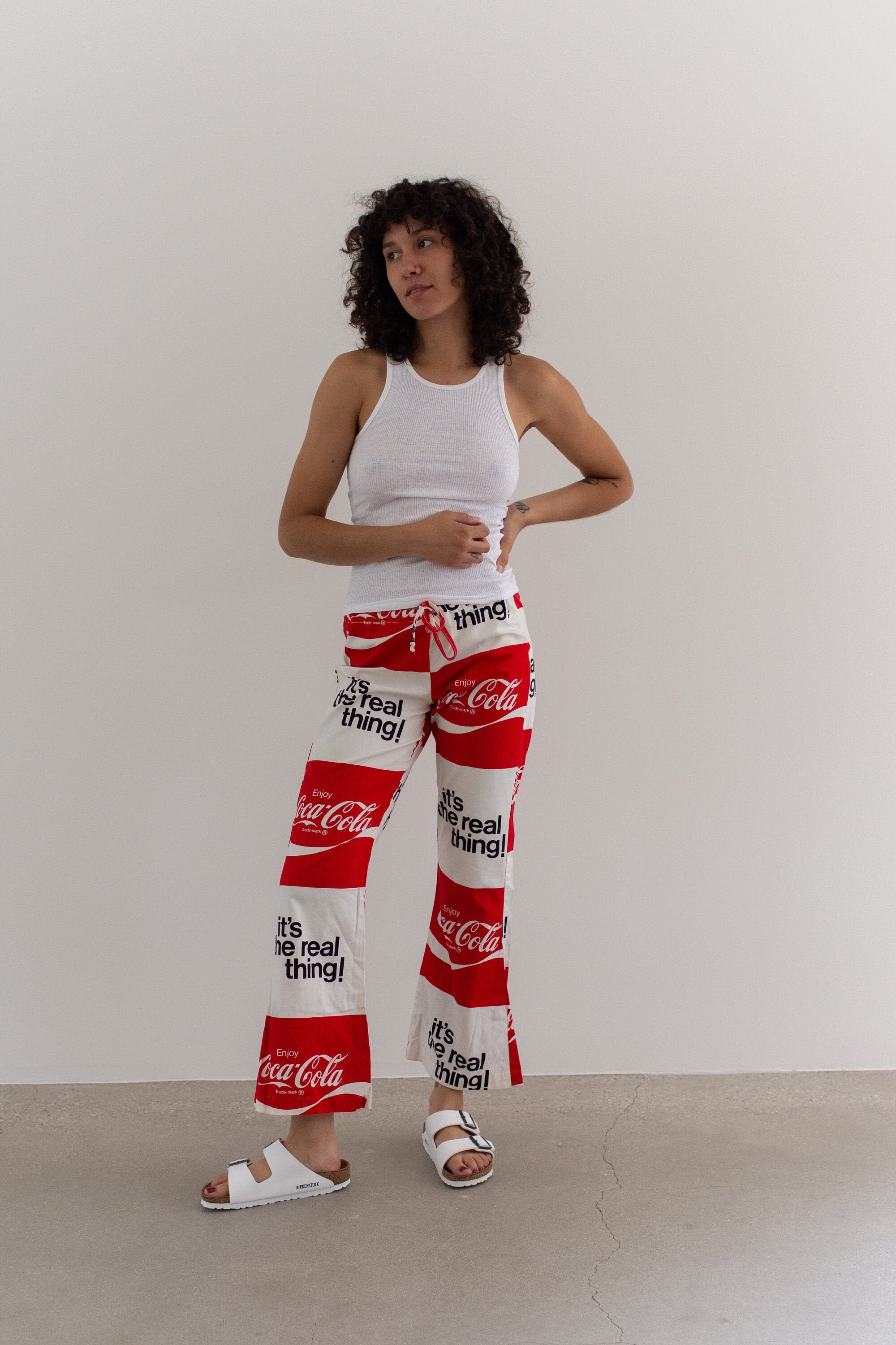 Vintage 26-34 Waist Coca Cola Flares Coke Pants Mid Rise - Etsy