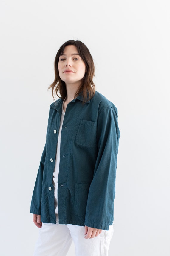 The Toulouse Jacket In Teal Green | Vintage Chore 