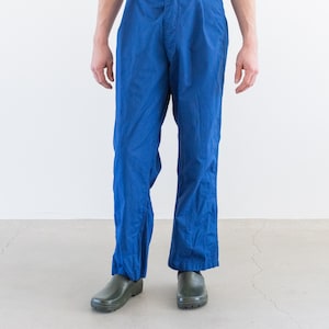 Vintage 29-41 Waist Matisse Blue Workwear Trousers Unisex Lightweight High Waist Cotton Pants Bright Blue Chino Waist image 2