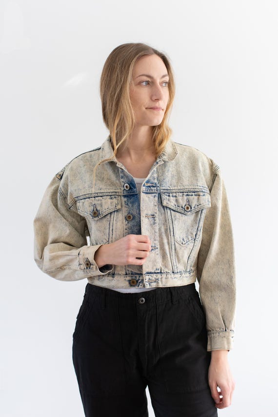 Vintage 80s crop denim jacket - Gem Vintage 80s crop denim jacket - Gem