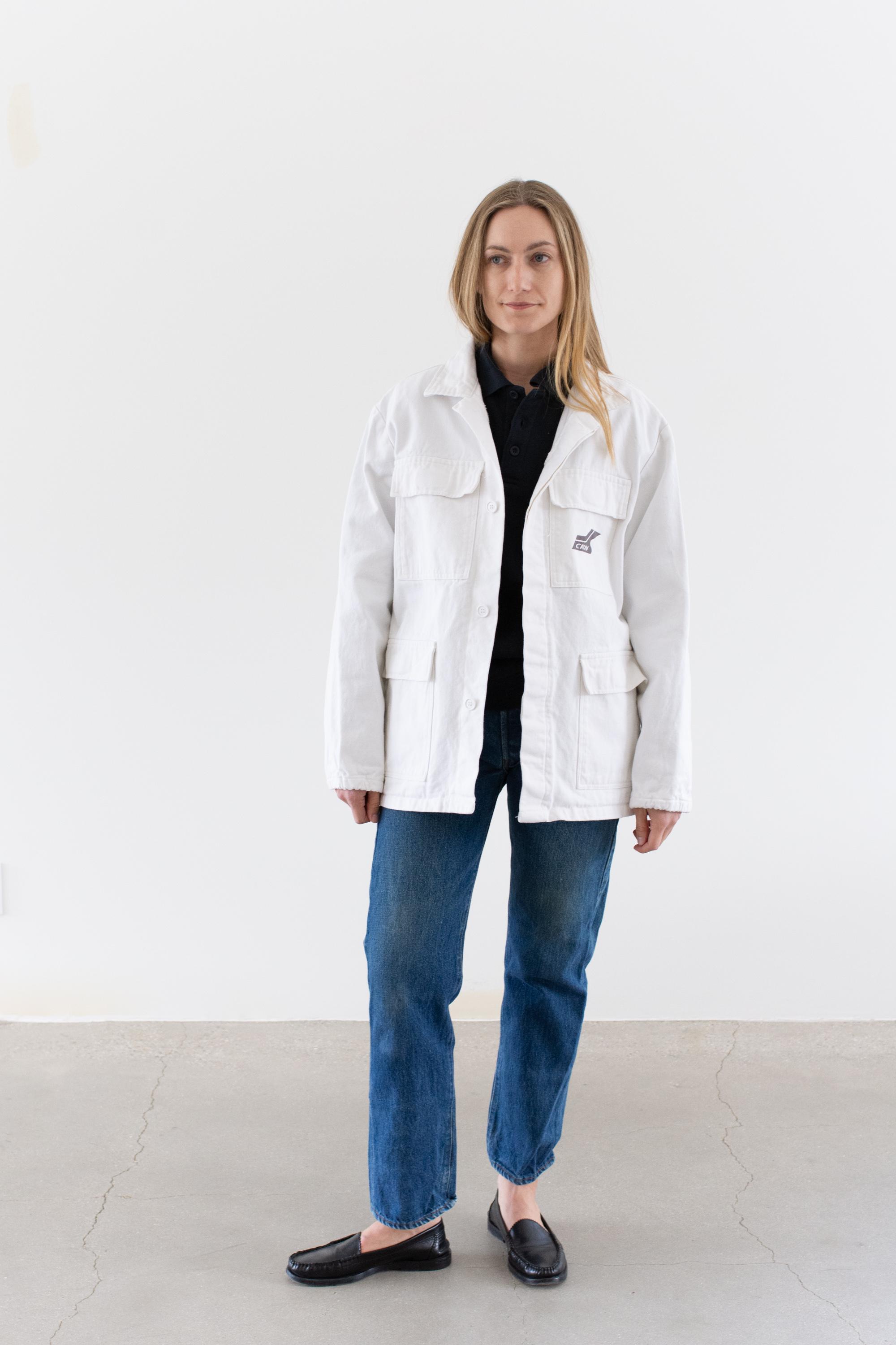ジャケット・アウター 50s Germany Work White Moleskin Jacket ジャケット・アウター 50s Germany Work White Moleskin Jacket