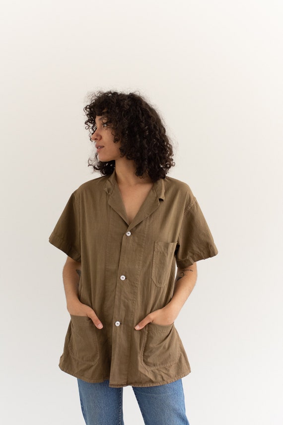 Vintage Short Sleeve Work Shirt in 