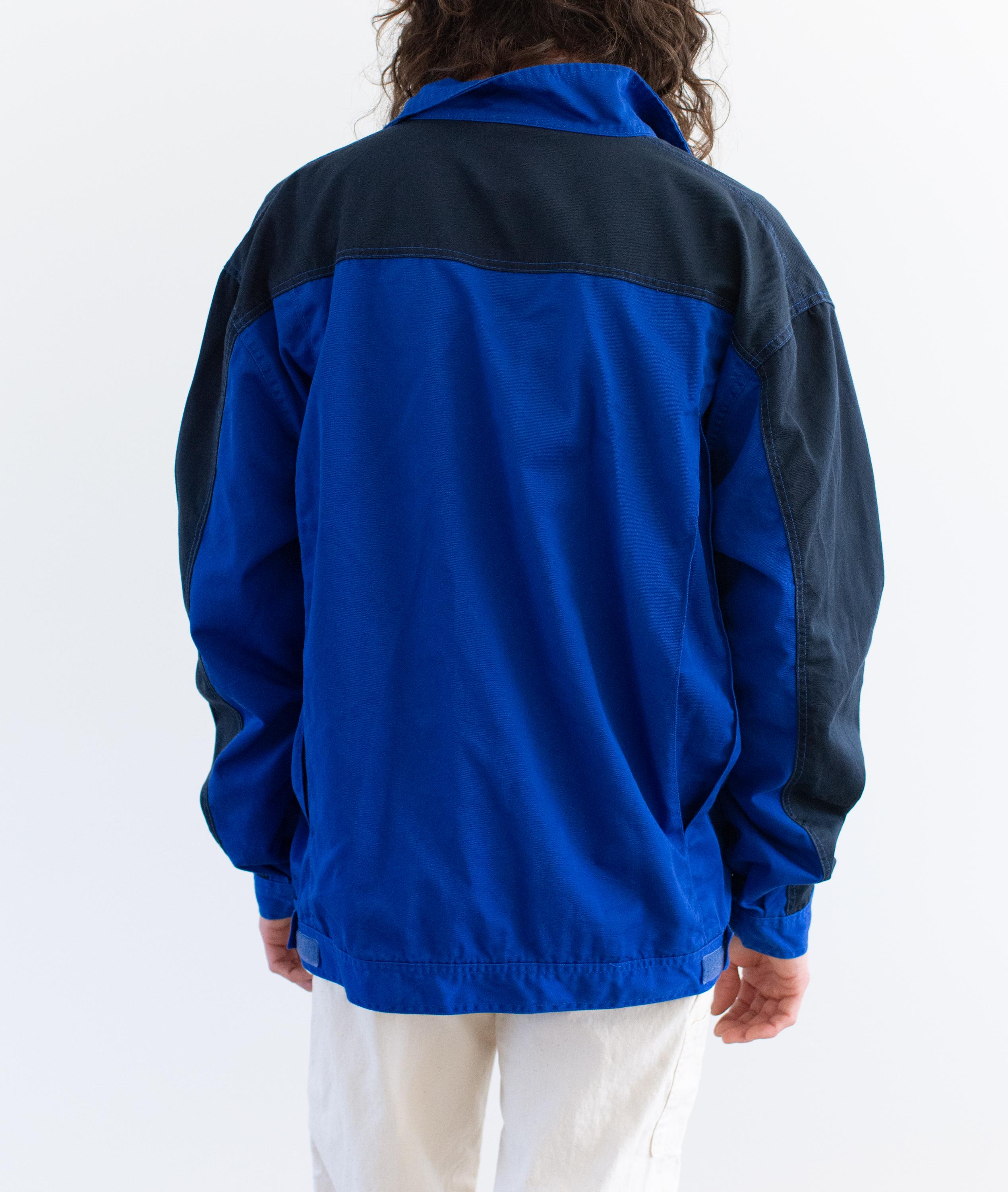 Vintage Dickies Two Tone Blue Black Chore Work Jacket | Unisex