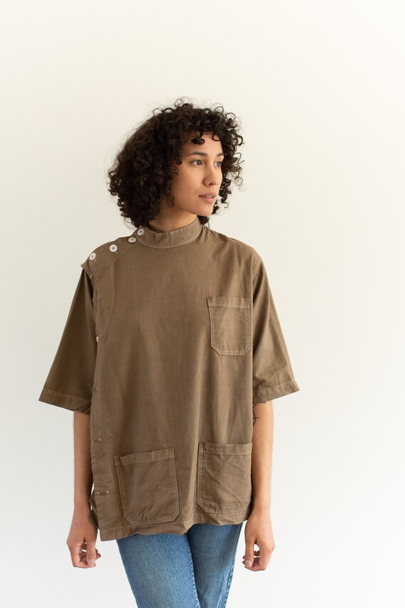 The Wardlea Smock in Mushroom Brown | Vintage Ove… - image 5