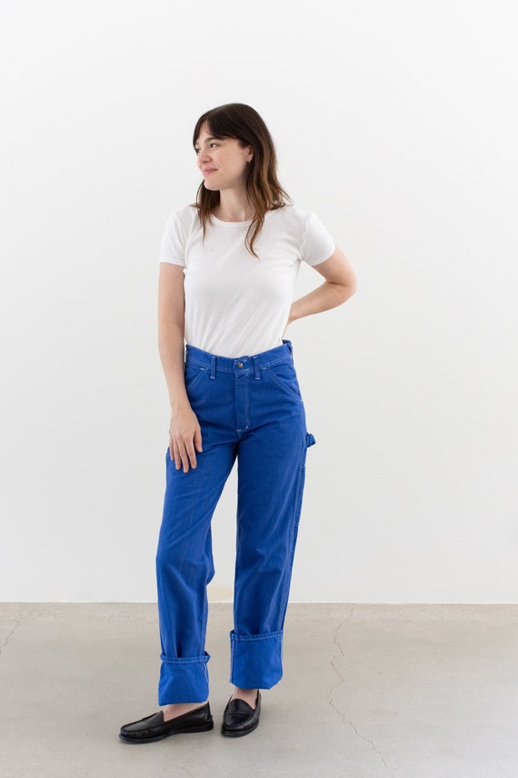 Vintage 25 26 27 Waist Matisse Blue Cotton Utility Painter