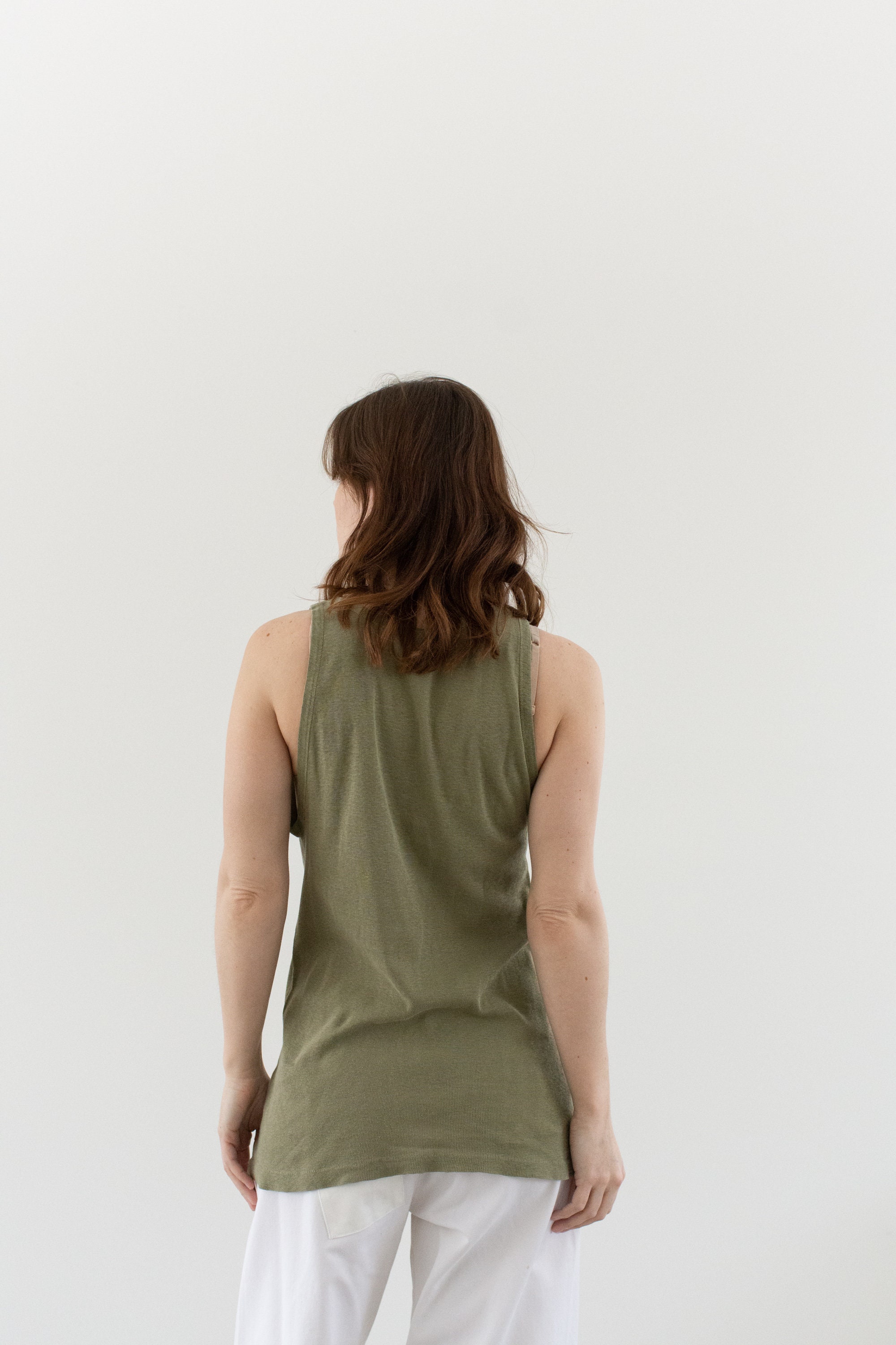 40s BRITISH ARMY MESH TANKTOP 希少 DM444 Vintage Olive Green Tank Top | Unisex Holes Army Military 40s WW2