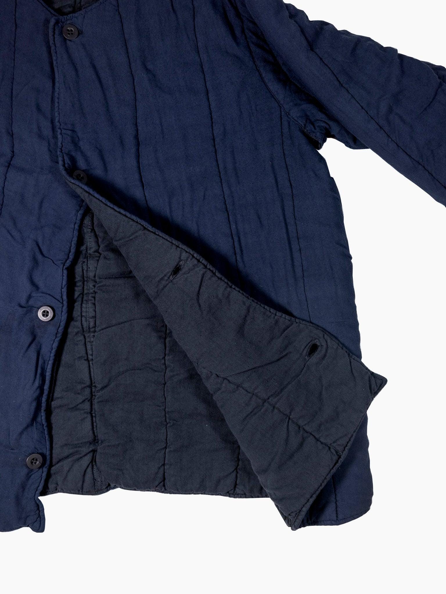 ★PARTIMENTO★ Wide color reversible quilted jacket navy PW- Quilted Reversible Jacket – Premier