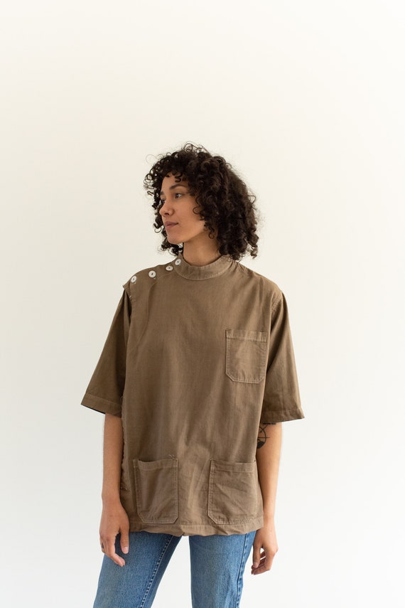 The Wardlea Smock in Mushroom Brown | Vintage Ove… - image 3