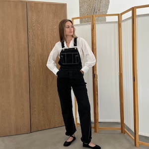⭐︎CFT. Tag overalls/Black Women's - Overalls - Black Power Stretch | Naked & Famous