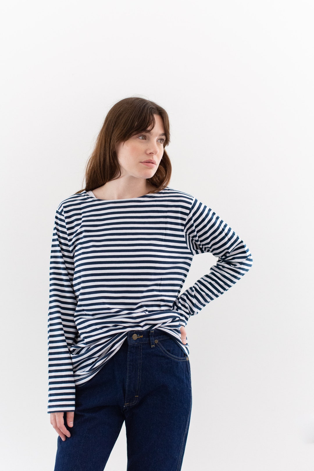Nautical Stripe Short-Sleeved T-shirt
