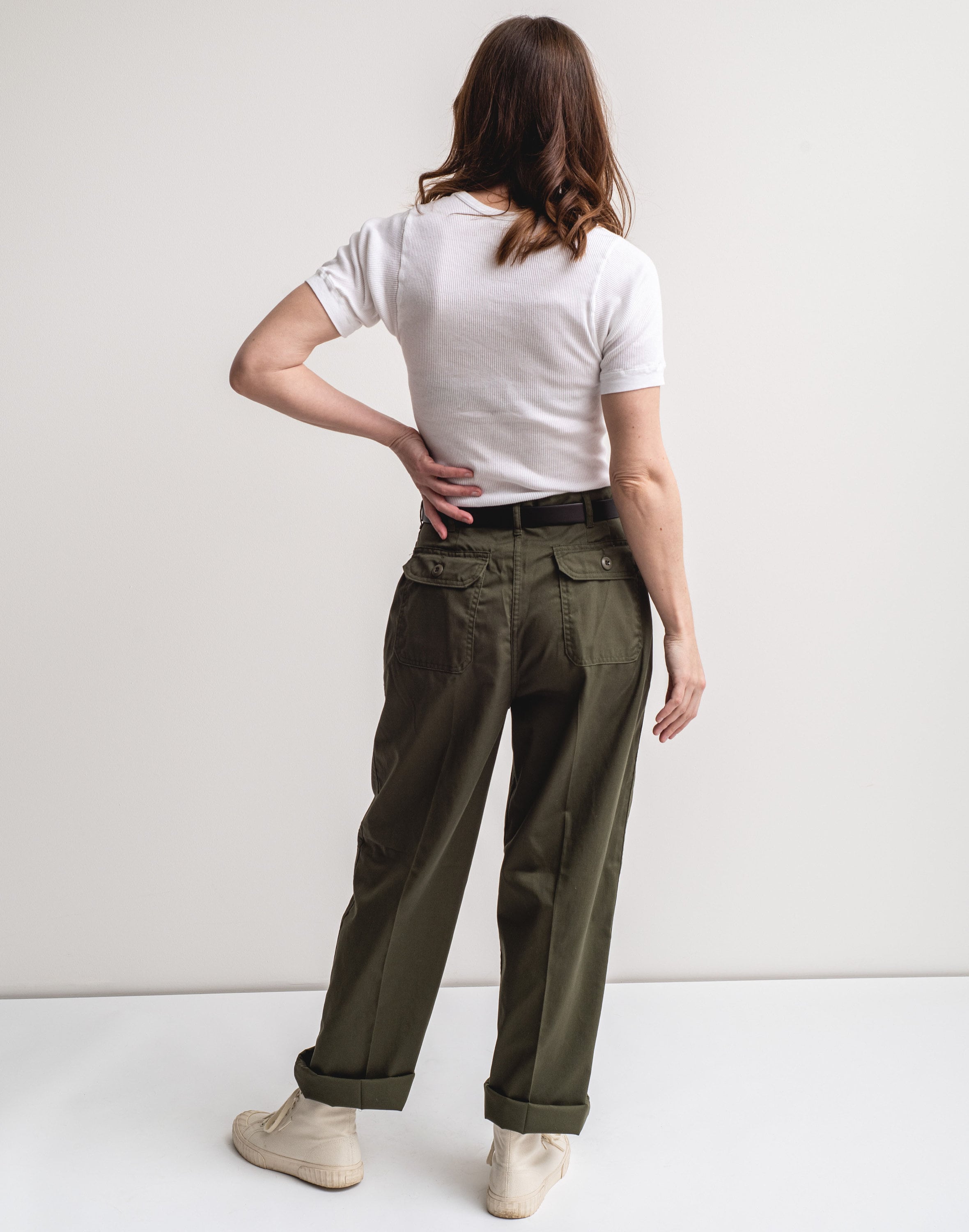 Vintage 29 Waist Army Pants | Cotton Poly Utility Cargo Vintage 29 Waist Army Pants | Cotton Poly Utility Cargo
