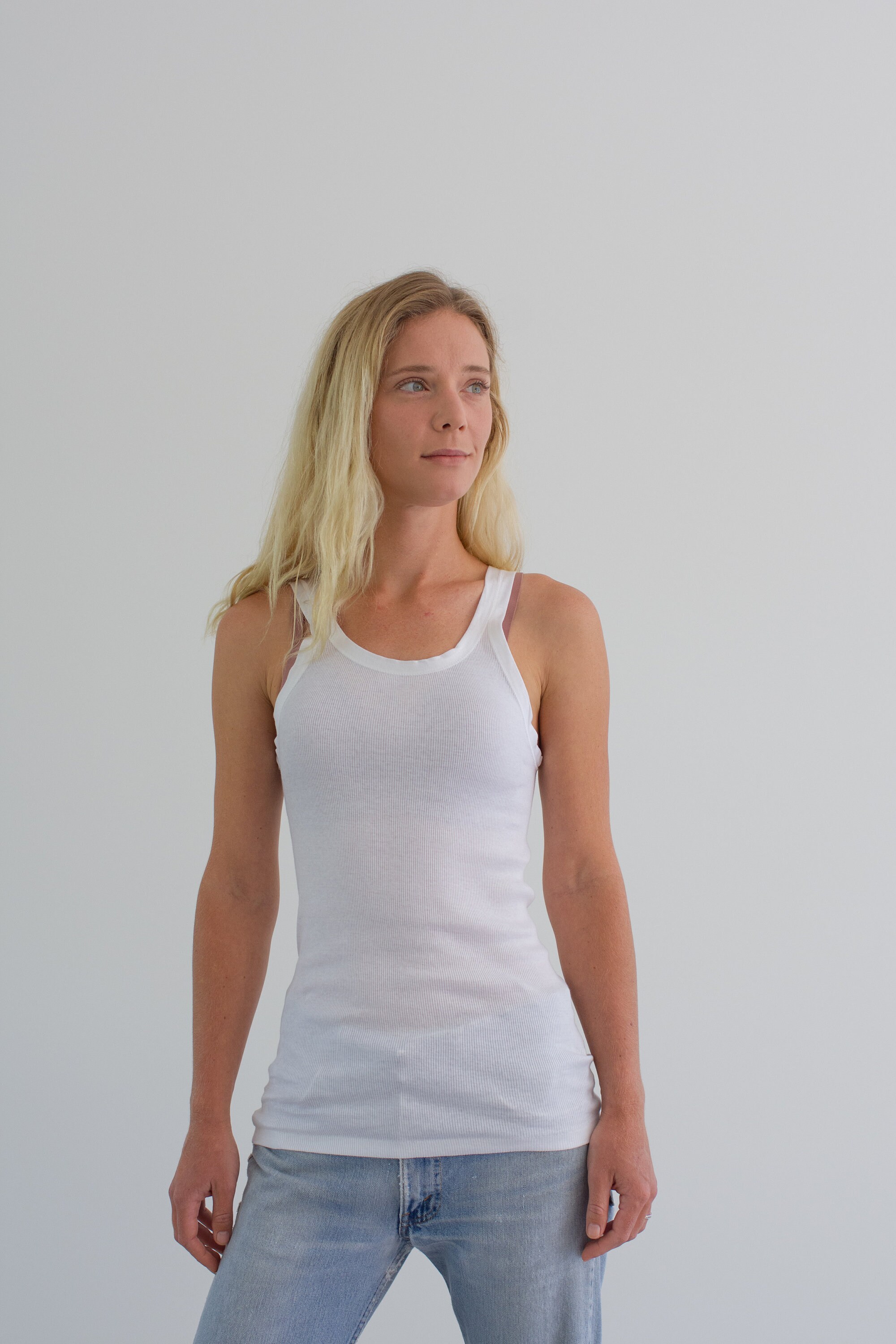 タグ付 SIMON MILLER Aukai Rib Tunic 白 USA製 タグ付 SIMON MILLER Aukai Rib Tunic 白 USA製