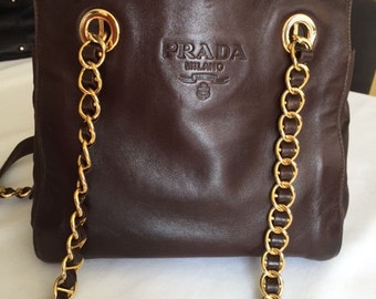 prada vintage leather bag