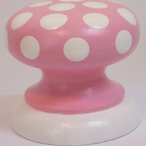1.75 in Polka Dot British Drawer knobs and pulls for dressers and cabinets, also makes for a great wall hook!!