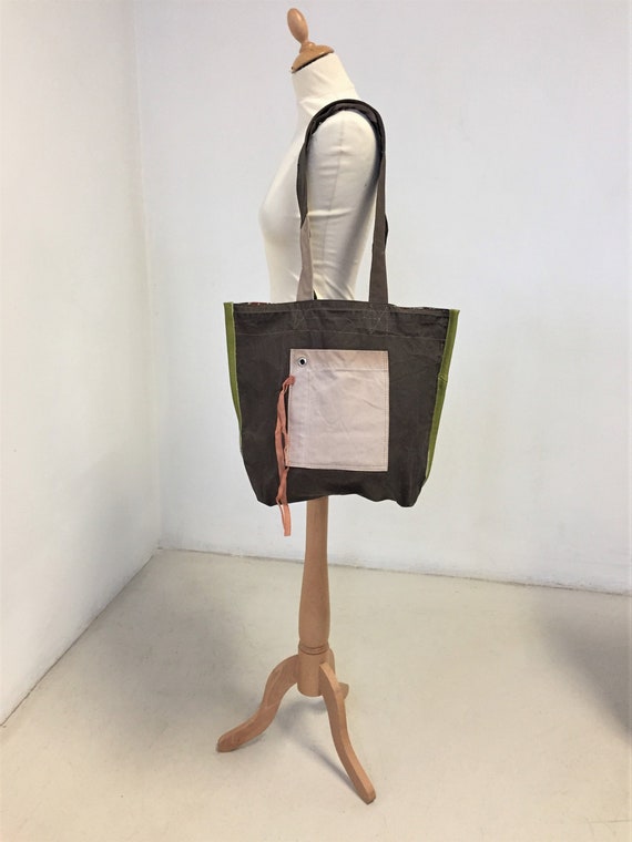 upcycled canvas bags