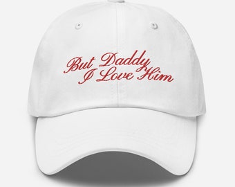 But Daddy I Love Him Hat, The Tortured Poets Department Hat, Taylor Swift Hat, Ariel Hat, Disney Hat, TTPD Hat, Swiftie Gift, Swiftie Hat