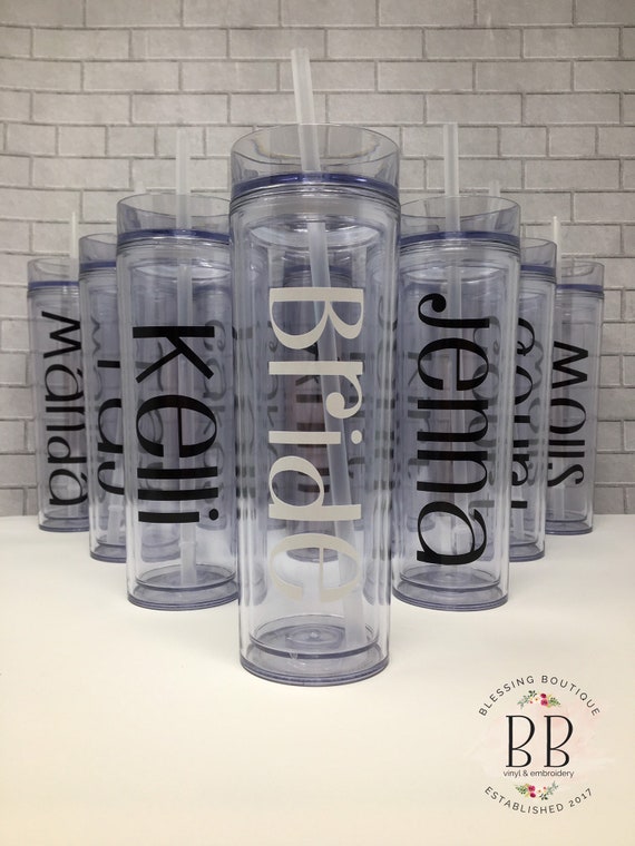 custom tumblers with straw