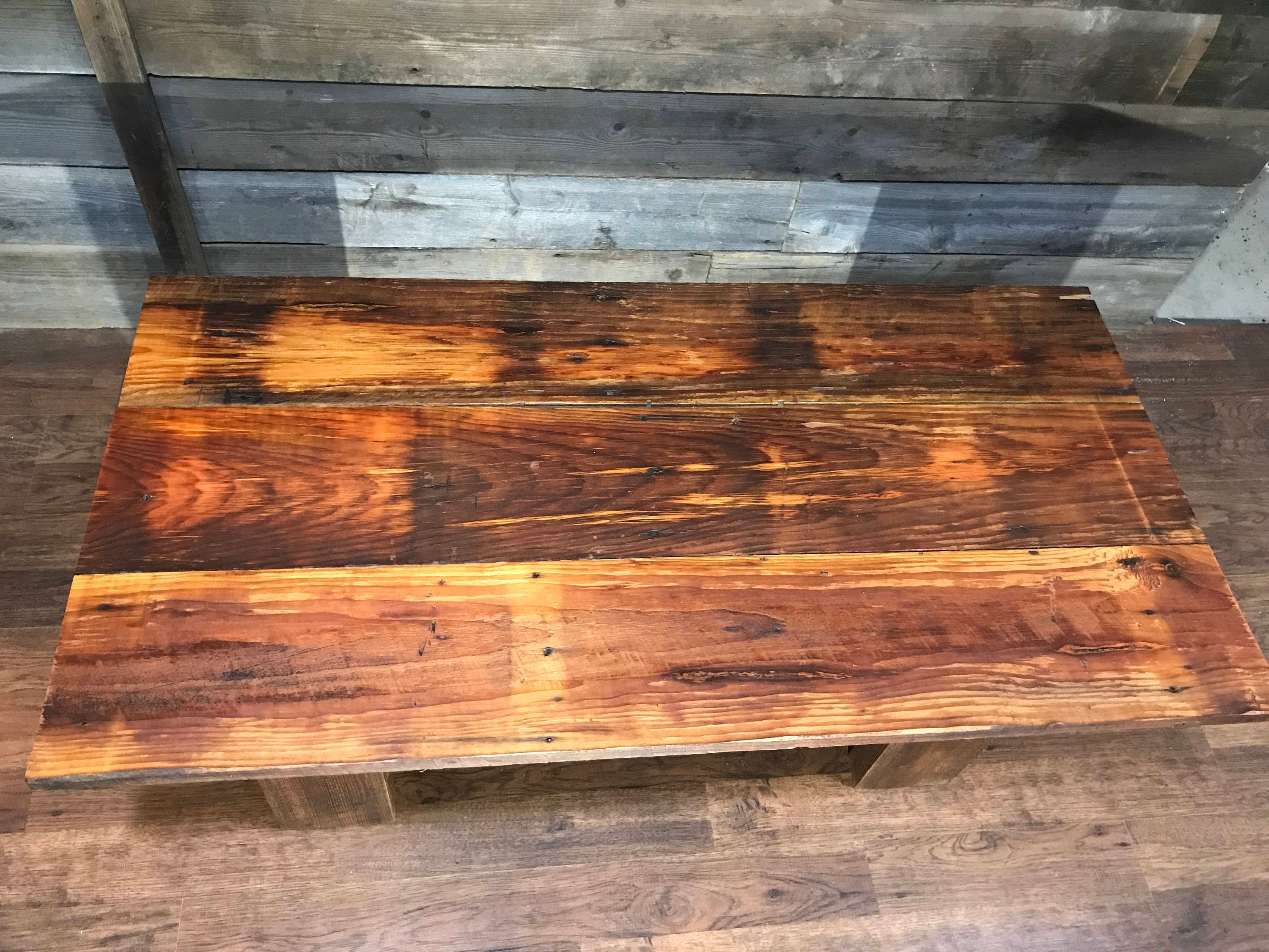 Reclaimed Barn Wood Coffee Table Etsy