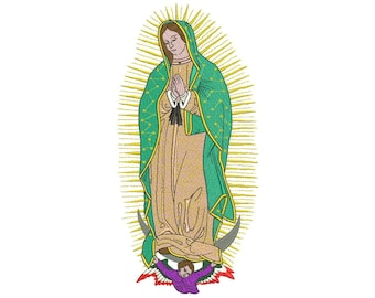 Our Lady of Guadalupe 36cm Embroidery design